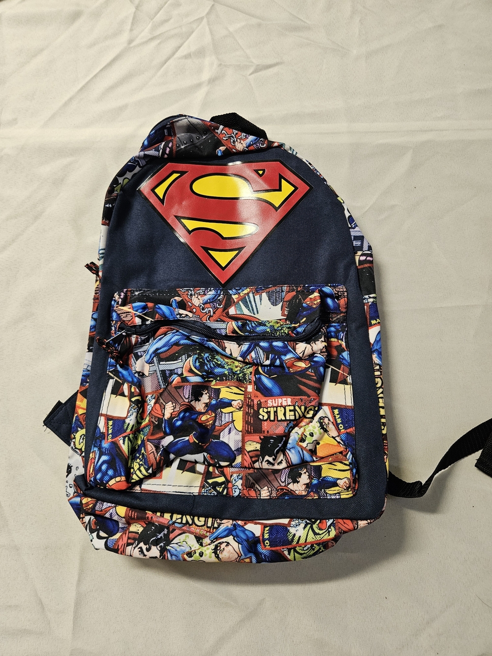 Official DC Comics Superman Backpack - NWOT